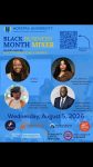 August is Black Business Month, and the annual Black Business Month Mixer is back!

Join Hofstra University’s Institute of Innovation and Entrepreneurship and the Entrepreneurship Assistance Center for an engaging evening of conversation, networking, and valuable business connections.

This year’s theme is:

Money Moves: Black Business & Bold Growth

📅 Wednesday, August 5, 2026
⏰ 6:00 PM–8:30 PM
📍 Hofstra University

Come out, connect with fellow business owners and community leaders, and gain valuable insights to support your business growth.

Registration is required. https://www.eventbrite.com/e/black-business-month-mixer-tickets-1988204936486?aff=ebdsoporgprofile